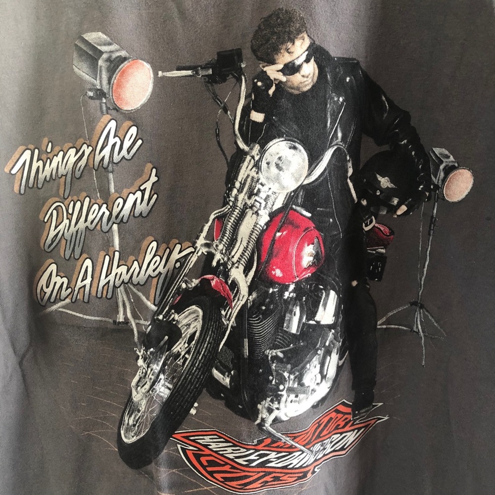Vintage 1990s Harley Davidson Tee Shirt Size XL - Picture 4 of 6